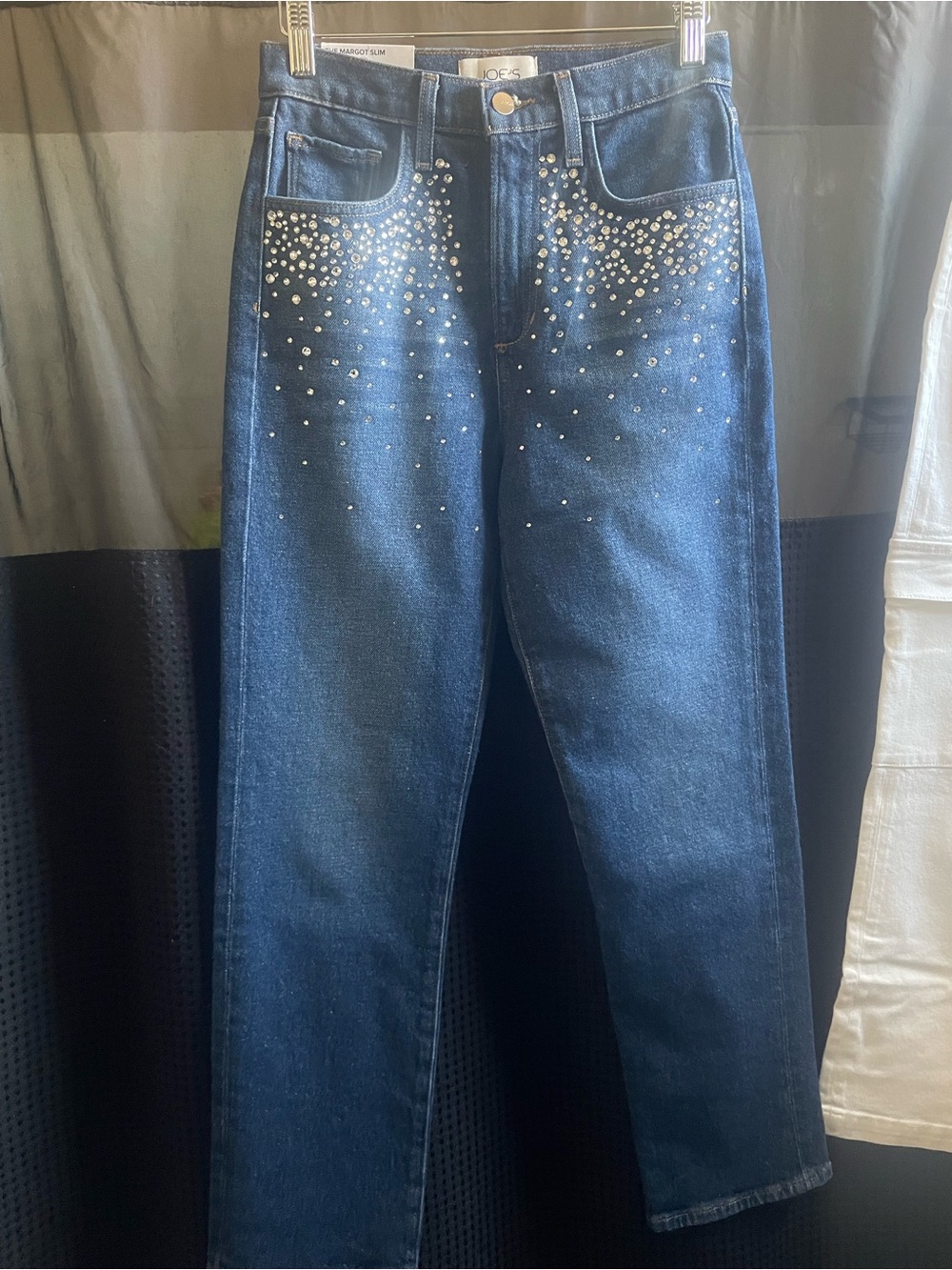 Joe's Jeans, The Margot Slim high rise slim ankle with Crystal Accents